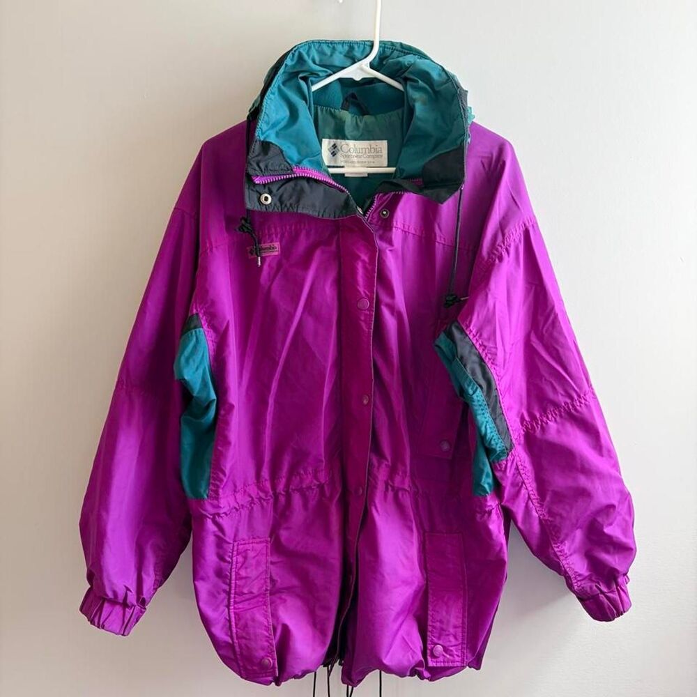 VINTAGE 90s Columbia Colorblock Jacket, Outdoors, Ski, retro, streetwear